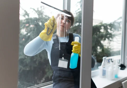 Nettoyage de vitres intérieures et extérieures à Pierrefort